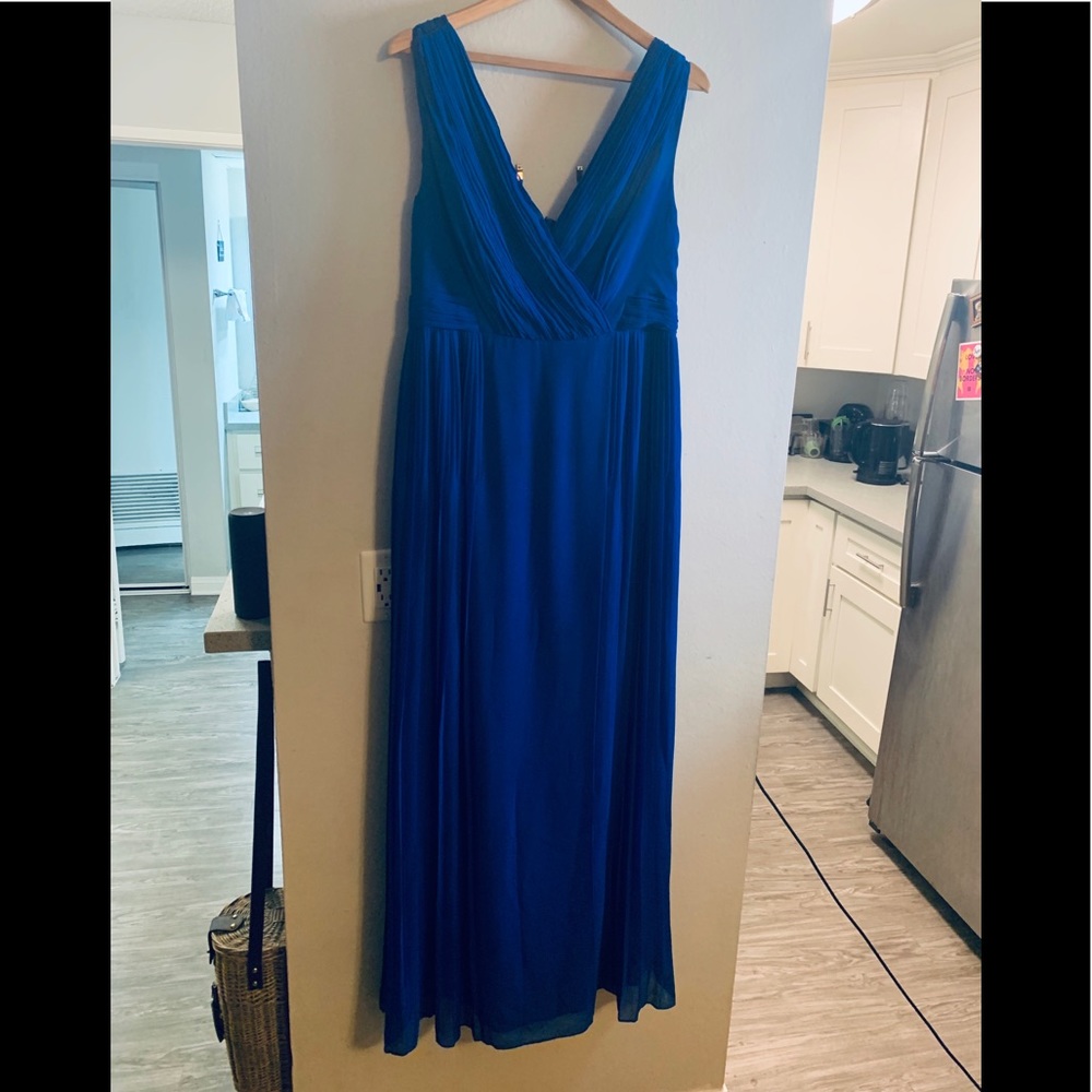 COAST Grecian style blue maxi dress